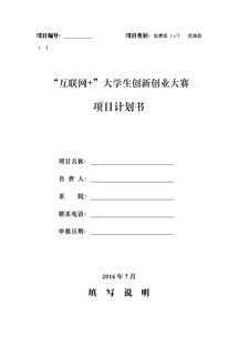 計(jì)劃書(shū),創(chuàng)業(yè)項(xiàng)目,營(yíng)銷戰(zhàn)略,創(chuàng)新