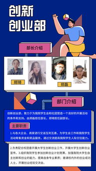 學(xué)生會(huì)創(chuàng)新創(chuàng)業(yè)部門招新書