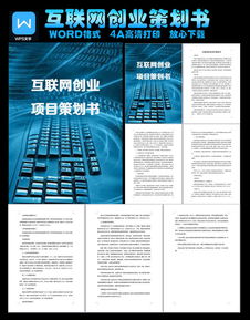 互聯(lián)網(wǎng)創(chuàng)新創(chuàng)業(yè)計(jì)劃書規(guī)范