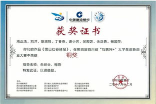 大學(xué)生創(chuàng)新創(chuàng)業(yè)大賽證書(shū)電子版