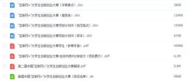 創(chuàng)新創(chuàng)業(yè)項(xiàng)目計(jì)劃書的附錄