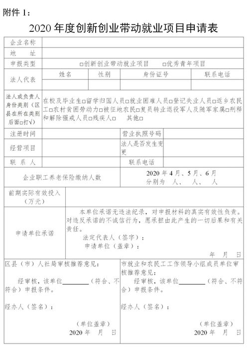 創(chuàng)新創(chuàng)業(yè)帶動就業(yè)申請報告