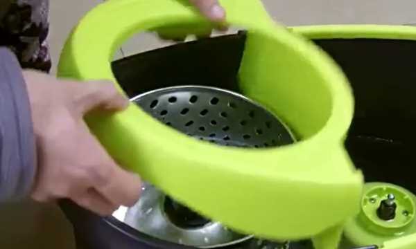 拖把桶怎么拆,這樣的旋轉(zhuǎn)拖布桶怎么把甩干那邊拆下來呢圖3