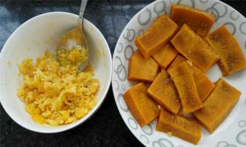 怎么炒咸蛋黃,怎樣炒咸蛋黃土豆絲圖5