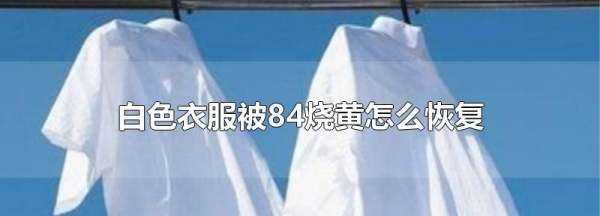 衣服被84燒掉顏色怎么辦,白色衣服用84燒黃了怎么恢復(fù)正常圖1