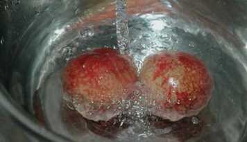 什么可以清除桃子表面的細毛,桃子去毛怎么洗干凈圖5