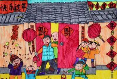 春節(jié)傳說英文,關(guān)于春節(jié)的故事英文圖2