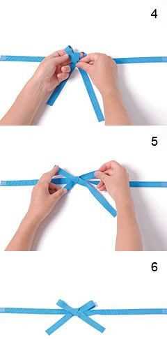 禮帶的結(jié)怎么打,包裝盒絲帶蝴蝶結(jié)的打法圖2