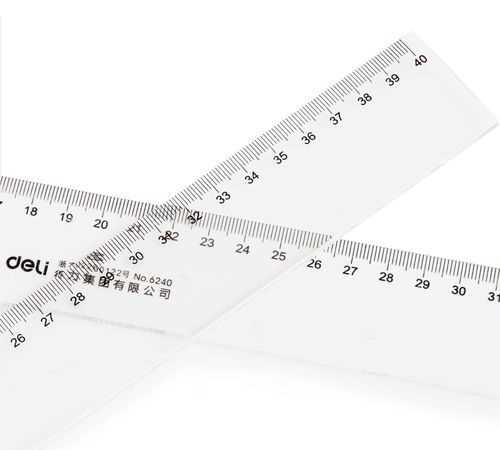 尺子上有數(shù)字、刻度線和()