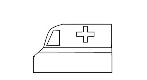 救護(hù)車的畫法 繪畫,小汽車的簡(jiǎn)筆畫圖4