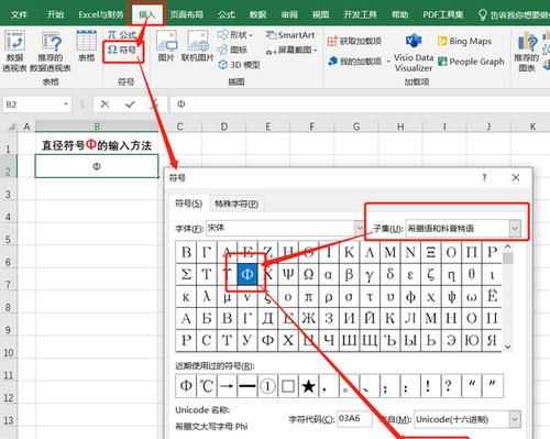 直徑符號(hào)怎么打