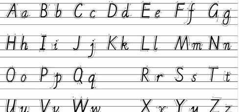 復(fù)韻母有哪些字母圖片,26個(gè)大小寫字母怎么寫圖1