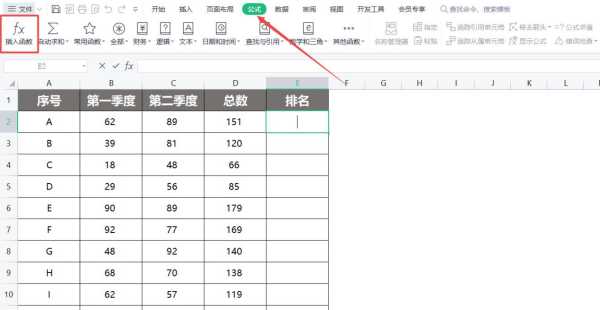 rank函數(shù)怎么用,wpsrank函數(shù)排名怎么用圖5