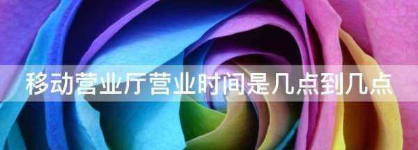 移動營業(yè)廳營業(yè)時間,移動營業(yè)廳春節(jié)營業(yè)時間圖2