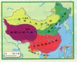 中國的四大季風(fēng)區(qū)