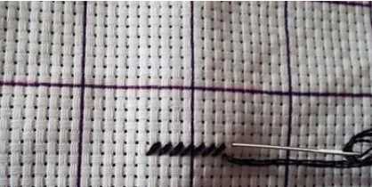 十字繡正確起針,十字繡怎么起針 初學(xué)者圖4