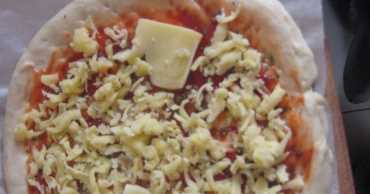 家庭烤箱烤披薩的做法,烤披薩的做法烤箱溫度圖17