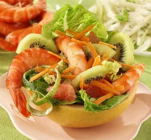 吃柚子能吃蝦嗎