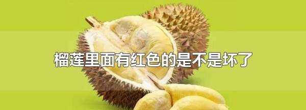 榴蓮瓤變紅色了能吃,榴蓮顏色發(fā)紅還能吃嗎圖4