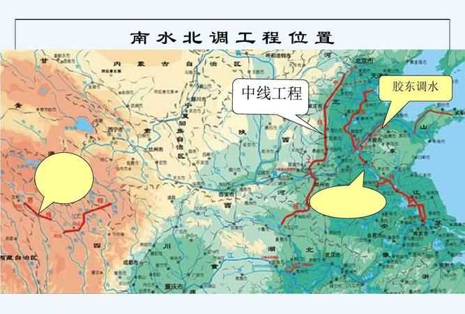 南水北調(diào)從哪里到哪里有幾條線路