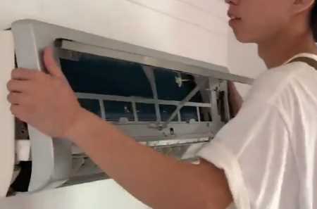 怎么打開空調(diào)外殼,格力空調(diào)內(nèi)機怎么拆開外殼圖11