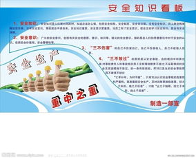 安全環(huán)保知識看板