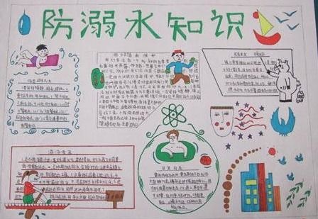 制作一張防溺水安全知識小報