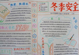 冬季防水安全教育知識手抄報(bào)