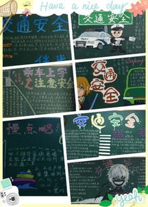 交通安全知識(shí)黑板報(bào)高中