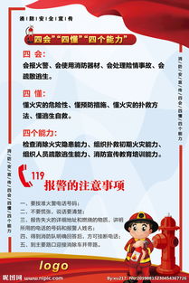 淌防安全知識的四懂四會四個能力