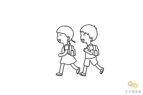 安全知識主題畫簡筆畫二級