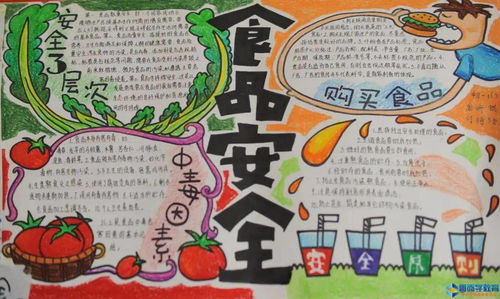 食品安全及飲水安全知識手抄報