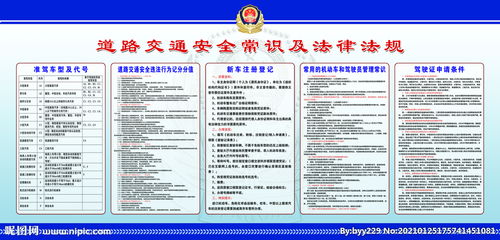法律交通和人身安全知識