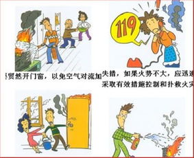 關(guān)于火的安全知識漫畫