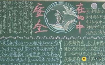 小學(xué)生黑板報(bào)校園外安全知識(shí)