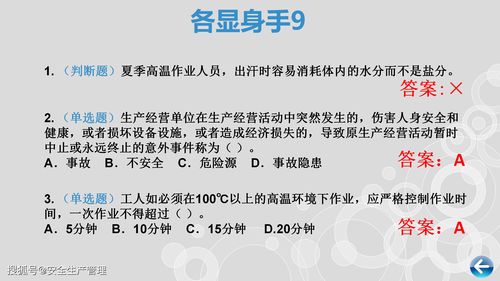 安全生產(chǎn)月安全知識(shí)競(jìng)賽答案