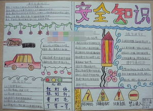 安全手抄小學生手安全知識抄報