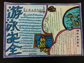 防溺水安全知識手抄報簡單初中