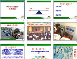 高中生安全知識課件免費(fèi)