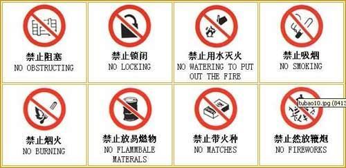 消防安全的標志的知識