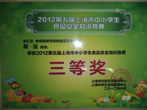 上海市中小學(xué)生食品安全知識(shí)網(wǎng)