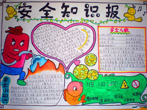 查一下安全知識(shí)手抄報(bào)怎么畫