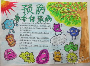 安全與傳染病防治知識手抄報二級