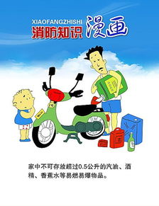 消防安全小知識(shí)卡通大全