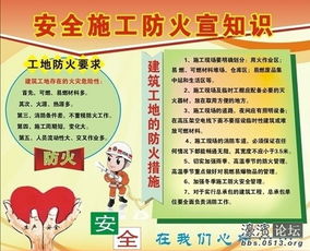 建筑施工消防安全知識資料