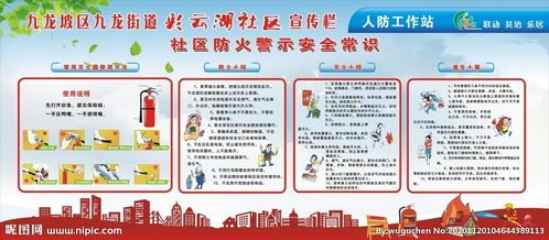 社區(qū)對(duì)居民宣傳消防安全知識(shí)