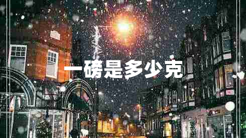 一磅是多少克 一磅是多少克