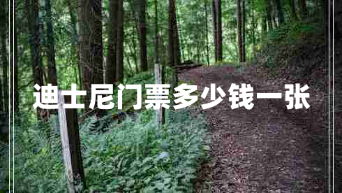 迪士尼門(mén)票多少錢(qián)一張