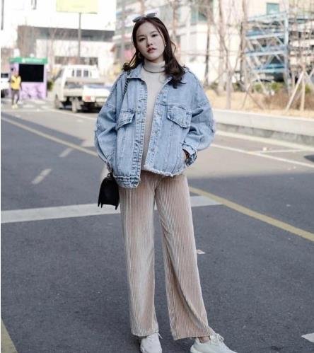 牛仔外套搭配什么褲子