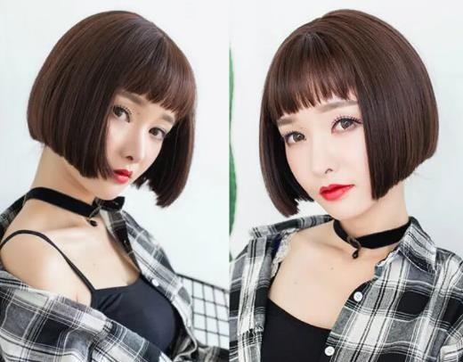 波波頭短發(fā)發(fā)型圖片